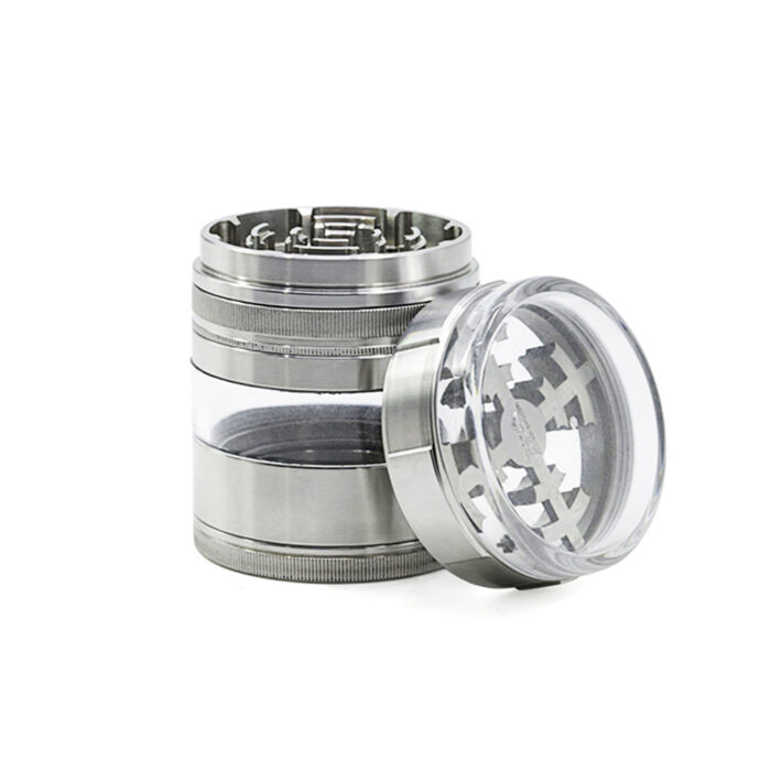 Premium 304 Health Six-Piece Stainless Steel Smoke Grinder