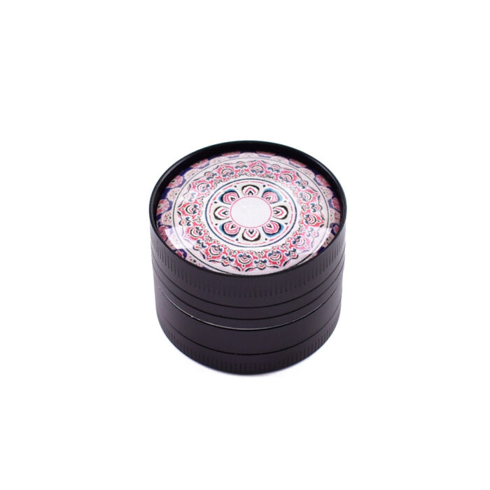 Epoxy Zinc Alloy Herb Grinder with 3D Design