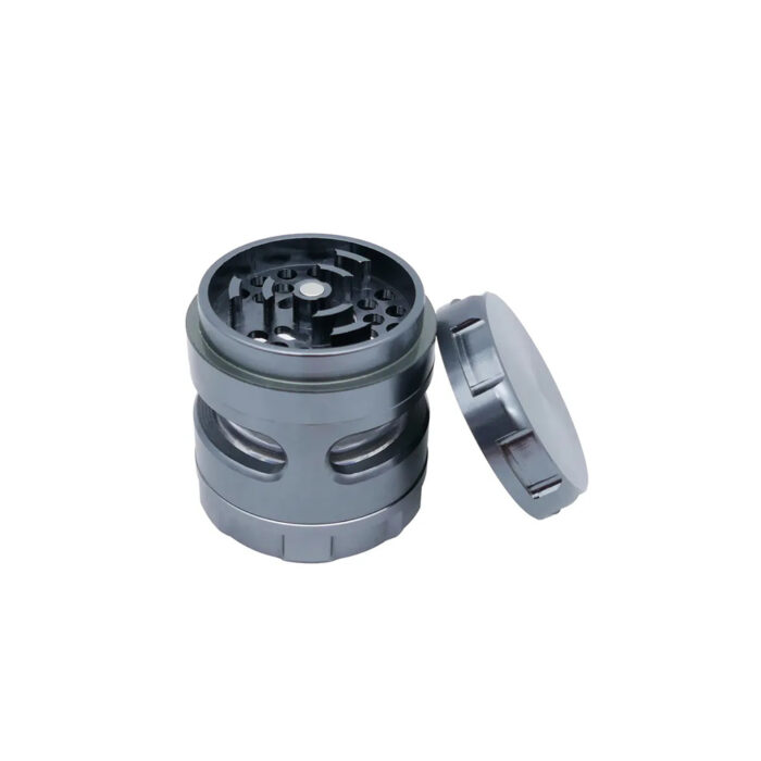 Edge Milling Transparent 5-Part Herb Grinder with Side Window