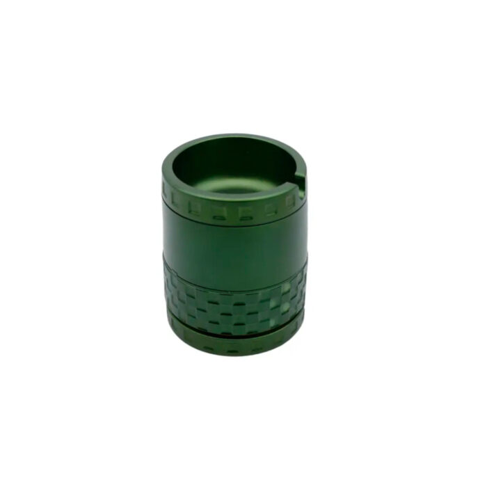 Lock Grinder with Ashtray for Secure Grinding and Convenient Cleanup in One Package