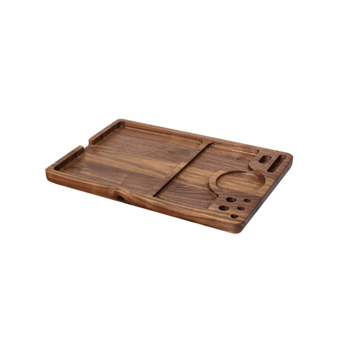 Premium Walnut Wooden Rolling Trays – Crafted Elegance for Tobacco Enthusiasts