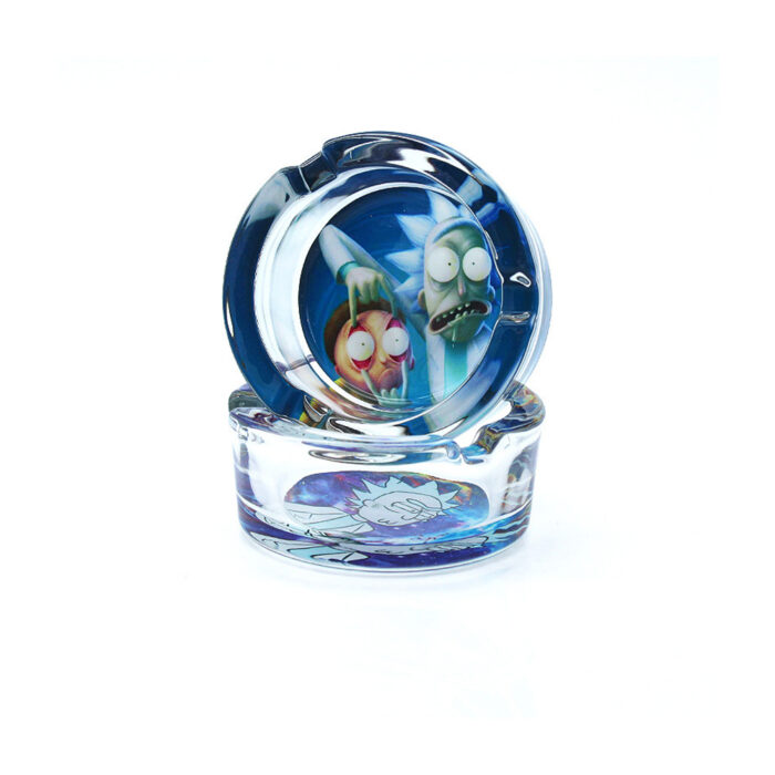 Colorful Cartoon Glass Ashtray