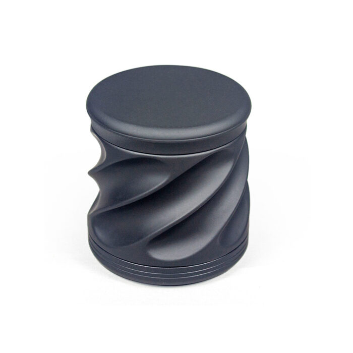 Innovative Zinc Alloy Herb Grinder with Rubber Paint Finish