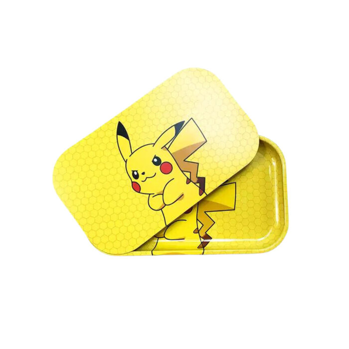Custom Smoking Metal Tin Magnetic Rolling Trays with Lid