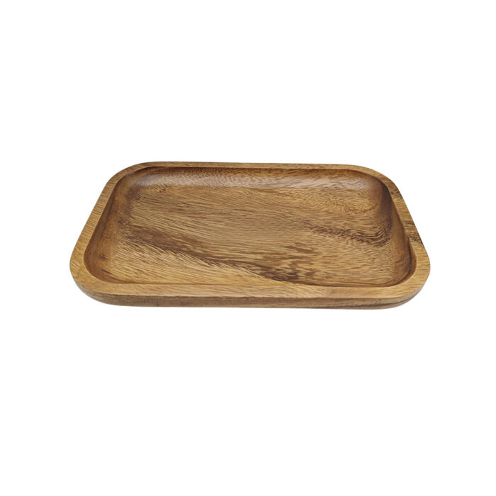 Classic Wooden Rolling Tray with Timeless Elegance